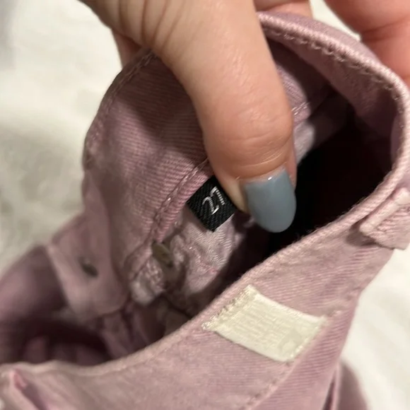 7 for all Mankind Lilac Straight Crop Jeans - Picture 5 of 8